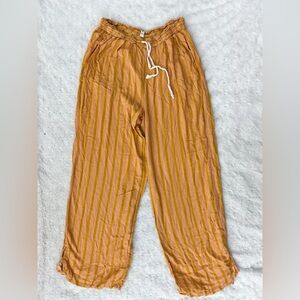 Free People Striped Orange Pants